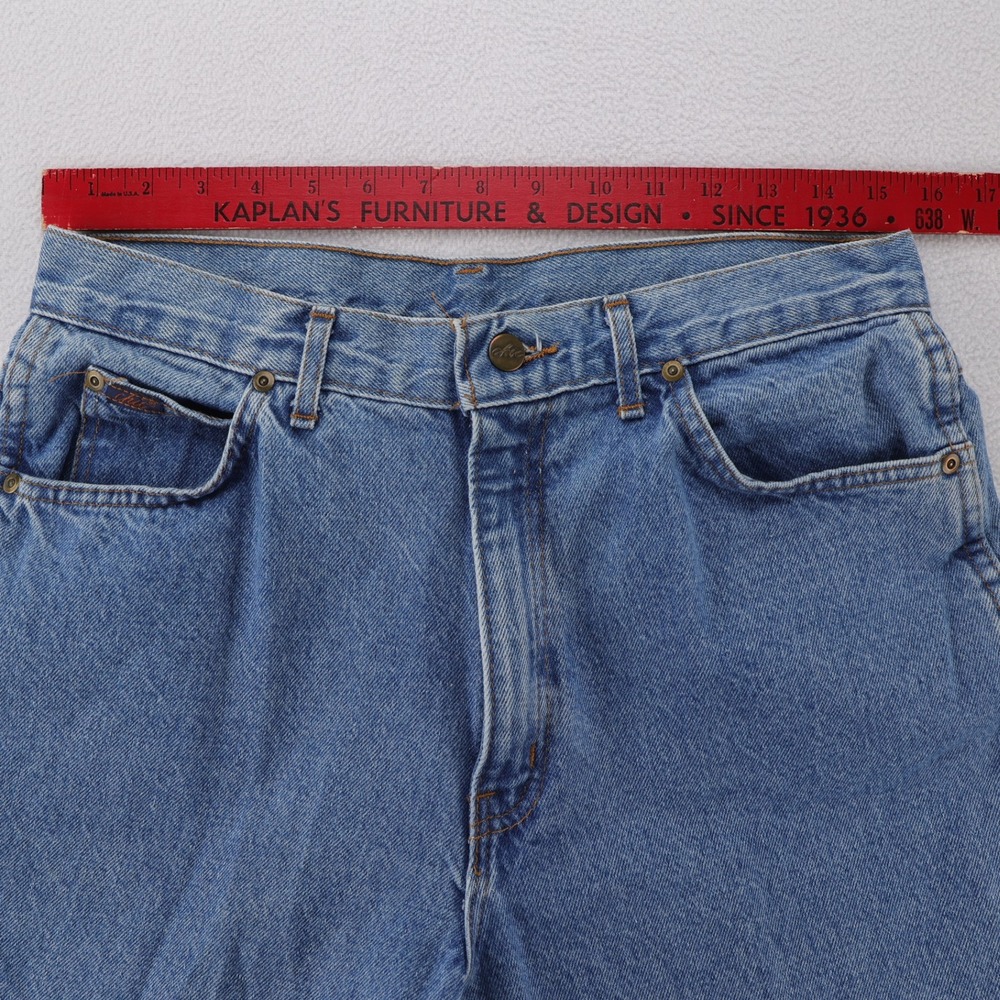 Vintage Chic High Rise Tapered Leg Mom Jeans Blue Medium Wash Womens 16 Average - Picture 9 of 9